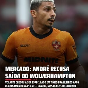 André foi especulado em times como Palmeiras e Fluminense, mas o volante decide …