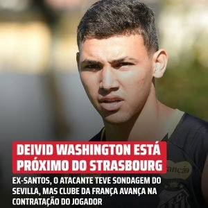 Deivid Washington, ex-Santos, foi sondado pelo Sevilla, mas deve ser emprestado …