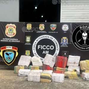 VÍDEO: Dupla é presa com mais de 666 kg de skunk em bote no Rio Negro