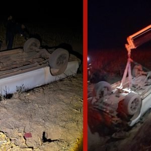 Trabalhador morre após caminhonete capotar em estrada rural de MT