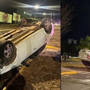 Carro capota e atinge mãe e duas crianças na faixa de pedestres em Nova Mutum/MT; Veja vídeo | Power Mix