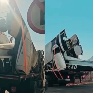 VÍDEO: avião é encontrado desmontado em caminhão em MT