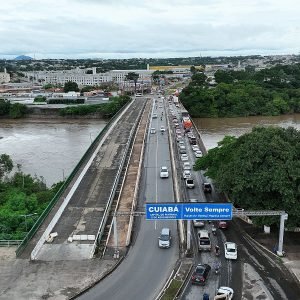 Ponte será interditada para obras do BRT em Várzea Grande (MT)