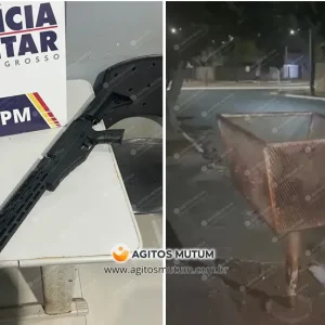 Suspeito de atirar contra gatos é conduzido à delegacia em Nova Mutum/MT