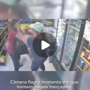 Um vídeo de câmera de segurança mostra o momento em que Daniel Borges de Jesus, de …