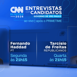 CNN anuncia sabatinas com candidatos aos governos estaduais
