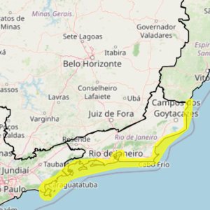 Rio de Janeiro volta a ter alerta para fortes ventos de até 76 km/h