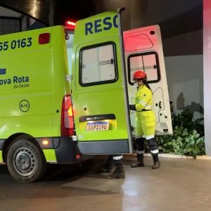 Bebê de 4 meses é socorrido em estado gravíssimo após cair de moto em Lucas do Rio Verde. VEJA VÍDEO