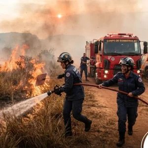 Corpo de Bombeiros reforça alerta sobre proibição de queimadas em perímetro urbano e período crítico de seca em Nova Mutum