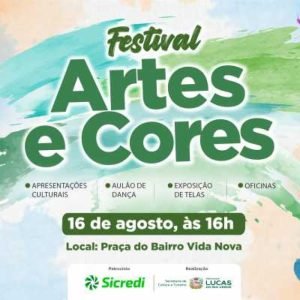 Artes e Cores desembarca no Vida Nova para transformar praça em espaço de cultura