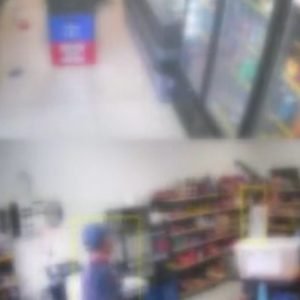 Vídeo mostra suspeito atacando ex-mulher em mercado e filho tentando conter as agressões em MT