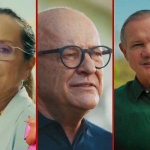 No 1º dia de campanha na TV em MT, Dra. Natasha destaca carreira médica, Otaviano Pivetta relembra infância e Wellington Fagundes aposta no agro