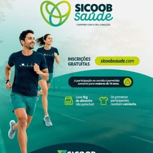 Sicoob Saúde 2026 abre inscrições para corrida pelo Dia Mundial do Coração