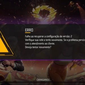Erro “Falha ao Recuperar a Configuração da Versão: 2” no Free Fire MAX (Realme C21Y): O que Fazer?