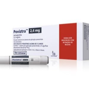 Farmacêutica reduz preço das doses de 1,7 mg e 2,4 mg da Poviztra, caneta com semaglutida