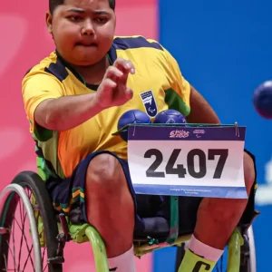 Aos 19 anos, José Antônio Santos é campeão mundial de bocha em Seul