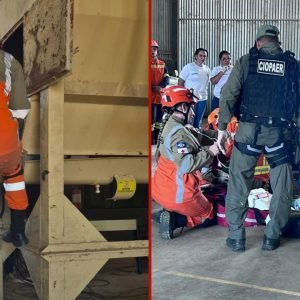 Trabalhador preso em máquina de ração é resgatado em MT