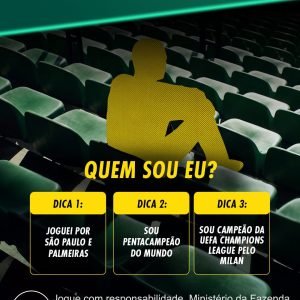 Quem é o craque?Esse usou faixa de capitão e ergueu muita taça… Tá fácil, t…
