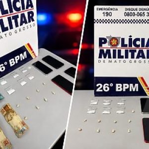 Polícia Militar prende cinco pessoas por tráfico de drogas em Nova Mutum/MT | Power Mix