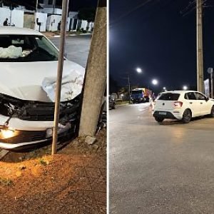 Duas pessoas são socorridas após acidente entre carros em Nova Mutum/MT | Power Mix
