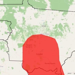 Alerta de grande perigo prevê temperaturas 5°C acima da média em MT