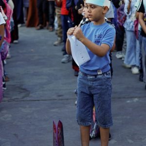 Alunos voltam às aulas presenciais em Gaza depois de três anos