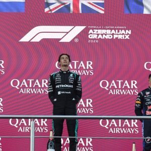 Fórmula 1: Russell supera Verstappen por 0.1s e vence GP do Azerbaijão