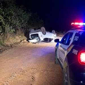 PM atende ocorrências de ameaças, embriaguez ao volante e acidente em Gaúcha do Norte