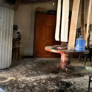 Princípio de incêndio atinge residência no bairro Parque do Sol, em Nova Mutum/MT
