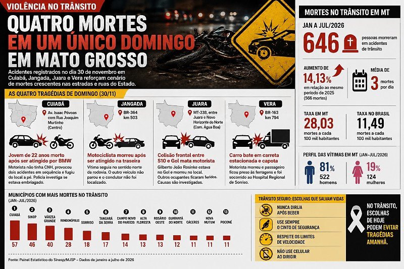 INFO acidentes carro mortes