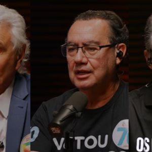 Candidatos debatem segurança e social e lembram ausências de Lula e Flávio