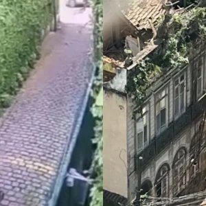 Vídeo mostra casarão desabando sobre mãe e filha na zona Sul do Rio