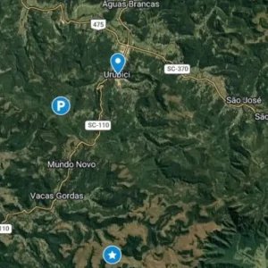 Veja local onde helicóptero emitiu último sinal antes de desaparecer em SC