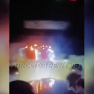 TAVA TODO ALEGRE E CANTANDO: Caminhoneiro morre após bater contra carreta que tombou na rodovia; Veja o Vídeo