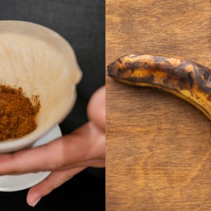 Misturar café usado com casca de banana e água: para que serve e por que usar? Entenda