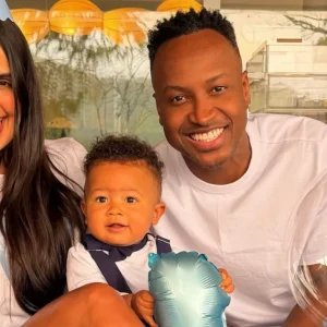 Carol Peixinho e Thiaguinho celebram 1 ano do filho em festa intimista