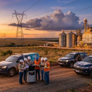 Algodoeira de grande porte e fábrica de ração são flagradas furtando energia em operação conjunta na zona rural de Campo Verde