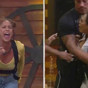 “A Fazenda 18”: Darlin se irrita com Giovanna, avança em atriz e passa mal
