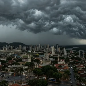 Inmet emite alerta amarelo de tempestade com ventos de até 60 km/h e chuva de 50 mm para Cuiabá e Várzea Grande