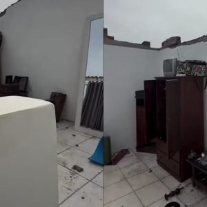 Morador de Pelotas mostra nas redes estragos causados por tempestade