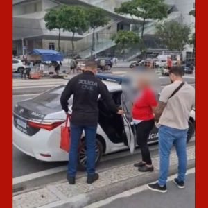 VÍDEO: foragida de MT é presa enquanto trabalhava em quiosque na praia de Copacabana