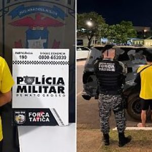 Homem com mandado de prisão em aberto é detido pela Força Tática em Nova Mutum/MT | Power Mix
