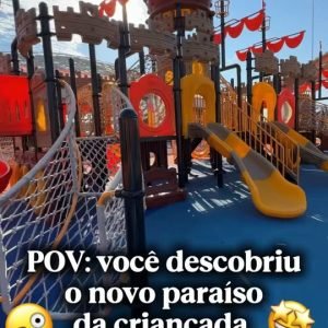 SABIA QUE ESSE ESPAÇO SERÁ 100% GRATUITO? 

E não é qualquer parquinho, viu? O P…