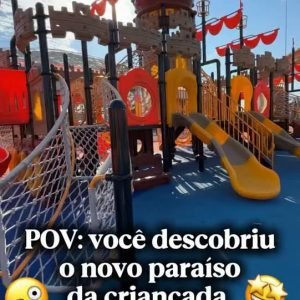 SABIA QUE ESSE ESPAÇO SERÁ 100% GRATUITO? 

E não é qualquer parquinho, viu? O P…