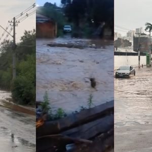 Chuva em uma noite atinge 85% do volume esperado para o mês em Cuiabá