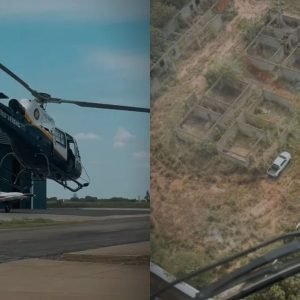 CIOPAER recupera Hilux roubada após buscas aéreas e terrestres em Cuiabá