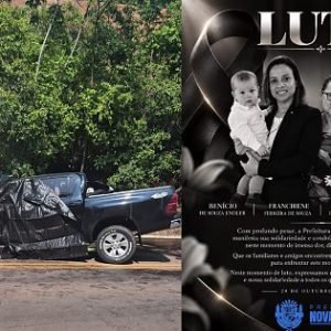 VÍTIMAS FORAM IDENTIFICADAS| Acidente mata três adultos e criança de 2 anos da mesma família na BR-163