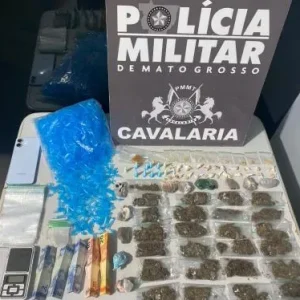 Casal é preso com drogas escondidas dentro de bobina de madeira em Nova Mutum