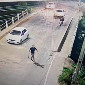 PM prende homem por danificar câmera do programa Vigia Mais MT