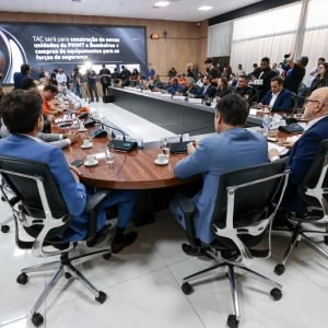 Deputado Dilmar Dal Bosco acompanha assinatura de acordo para reforçar a segurança em Mato Grosso